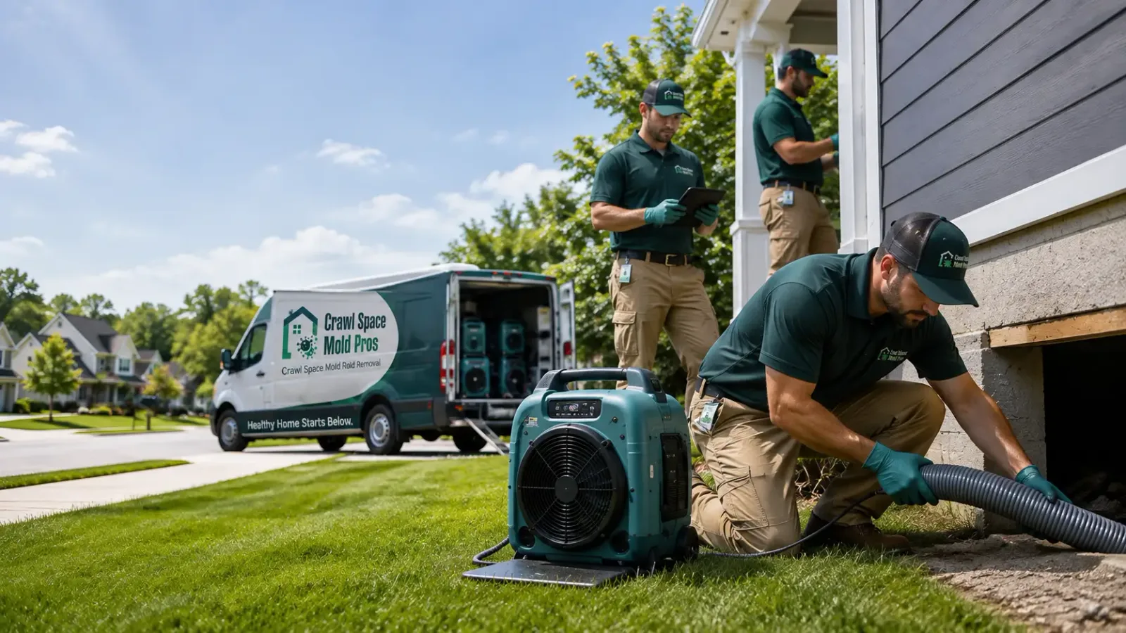 Crawl Space Mold Removal in Steger, IL